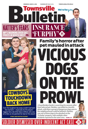 Cover of Townsville Bulletin