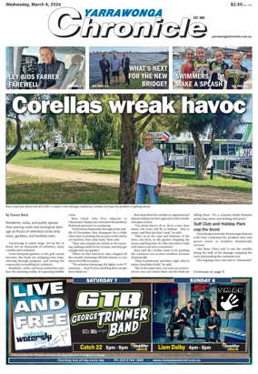 Cover of Yarrawonga Chronicle