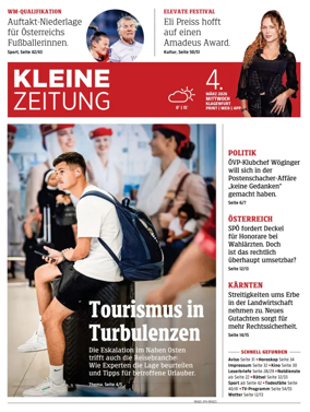Cover of Kleine Zeitung Kaernten