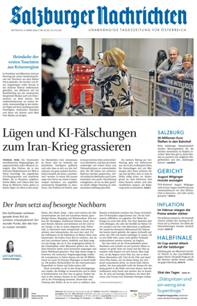 Cover of Salzburger Nachrichten