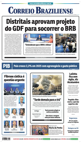 Cover of Correio Braziliense