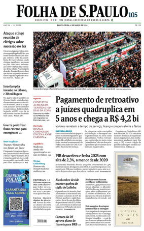 Cover of Folha de S.Paulo