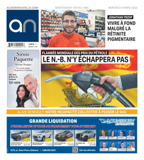 Cover of Acadie Nouvelle