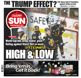 Cover of Calgary Sun