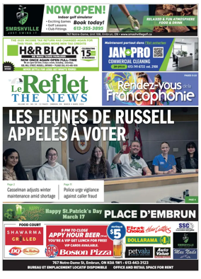 Cover of Le Reflet (The News)