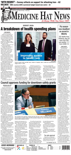 Cover of Medicine Hat News