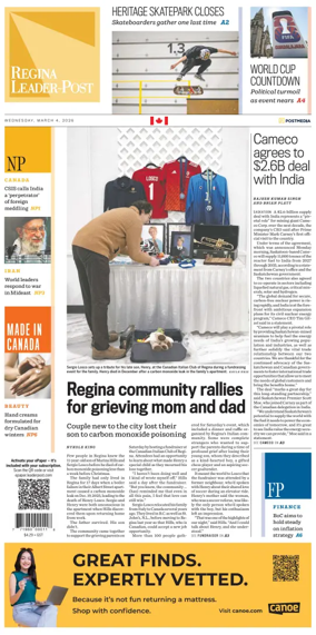 Cover of Regina Leader-Post