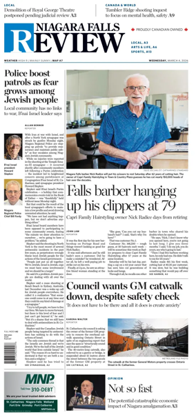 Cover of The Niagara Falls Review