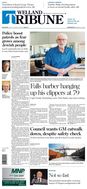 Cover of The Welland Tribune