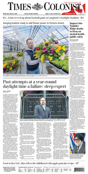 Cover of Times Colonist