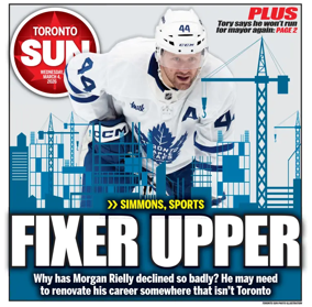 Cover of Toronto Sun