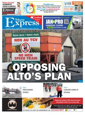 Cover of Tribune Express