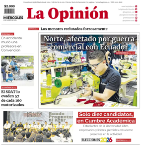 Cover of La Opinion