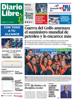 Cover of Diario Libre (Republica Dominicana)