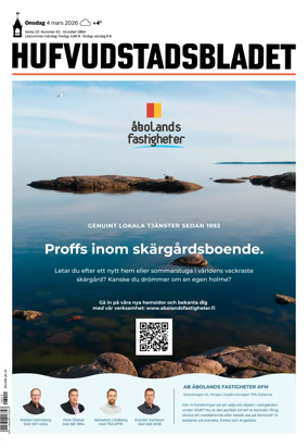 Cover of Hufvudstadsbladet