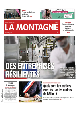 Cover of La Montagne (Vichy)