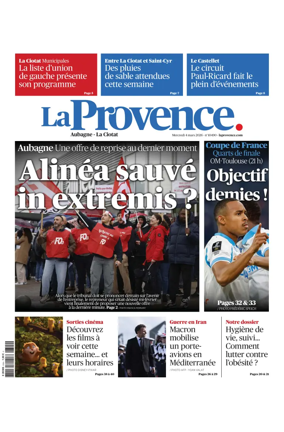 Cover of La Provence Aubagne-La Ciotat