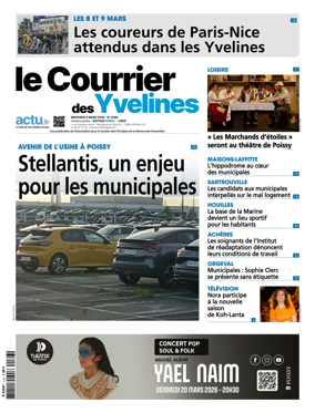 Cover of Le Courrier des Yvelines (Poissy)