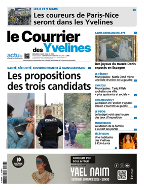 Cover of Le Courrier des Yvelines (Saint-Germain-en-Laye)