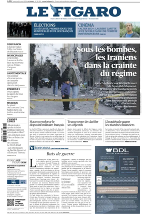 Cover of Le Figaro