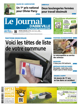 Cover of Le Journal d'Abbeville