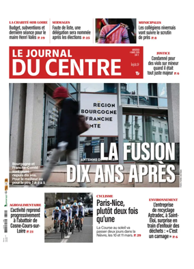 Cover of Le Journal du Centre