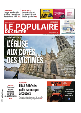 Cover of Le Populaire du Centre (Haute-Vienne)