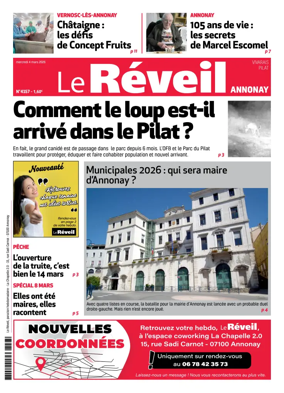 Cover of Le Reveil du Vivarais – edition Annonay