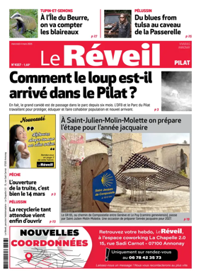 Cover of Le Reveil du Vivarais – edition Pilat