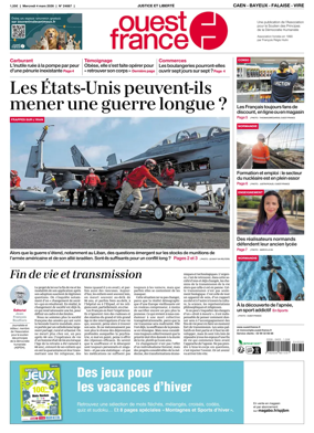 Cover of Ouest France (Caen - Bayeux - Falaise - Vire)