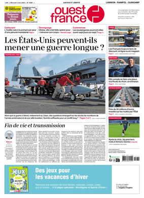 Cover of Ouest-France (Lannion / Paimpol / Guingamp)