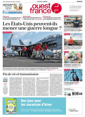 Cover of Ouest France (Manche)