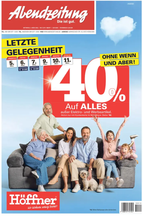 Cover of Abendzeitung Munchen