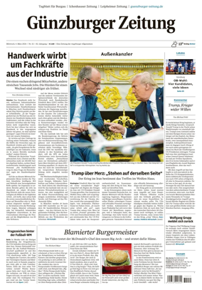 Cover of Guenzburger Zeitung