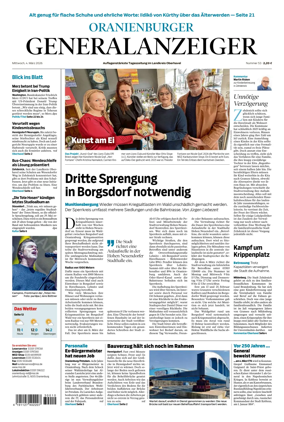 Cover of Oranienburger Generalanzeiger
