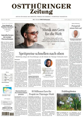 Cover of Ostthuringer Zeitung (Schleiz)