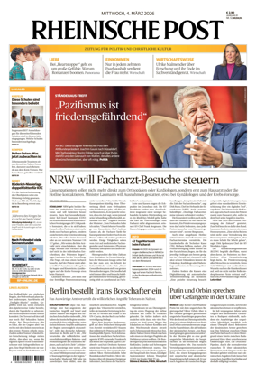 Cover of Rheinische Post Krefeld Kempen