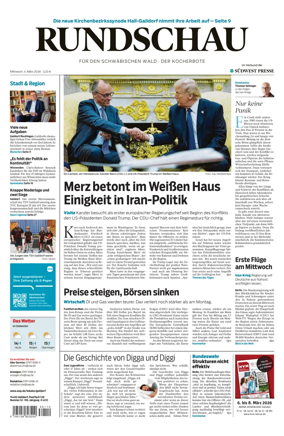 Cover of Rundschau fur den Schwabischen Wald – Der Kocherbote