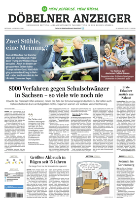 Cover of Sachsische Zeitung (Dobeln)