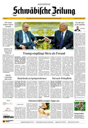 Cover of Schwabische Zeitung (Alb-Donau)