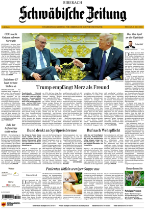 Cover of Schwabische Zeitung (Biberach)