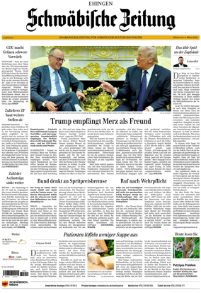 Cover of Schwabische Zeitung (Ehingen)