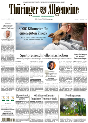 Cover of Thuringer Allgemeine (Bad Langensalza)