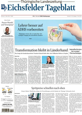 Cover of Thuringische Landeszeitung (Eichsfeld)