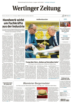 Cover of Wertinger Zeitung