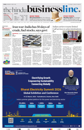Cover of BusinessLine (Chennai)