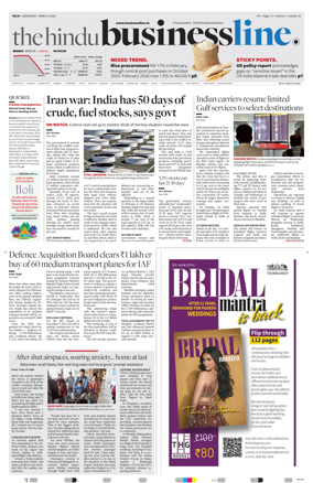 Cover of BusinessLine (Delhi)