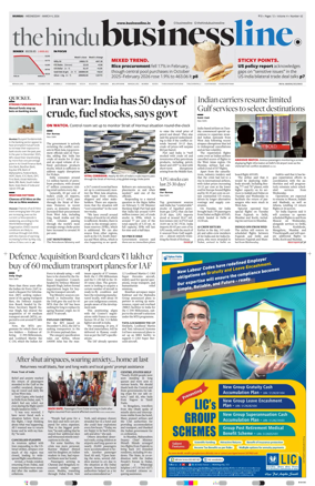 Cover of BusinessLine (Mumbai)