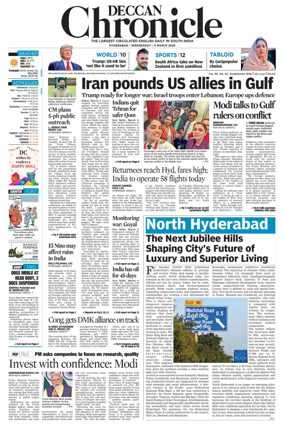 Cover of Deccan Chronicle