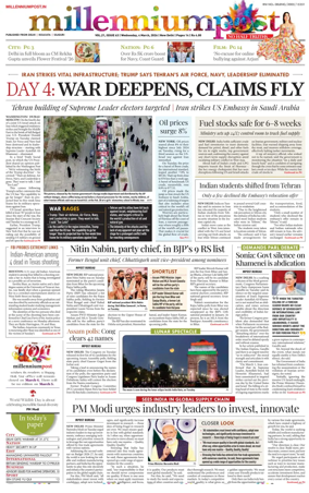 Cover of Millennium Post